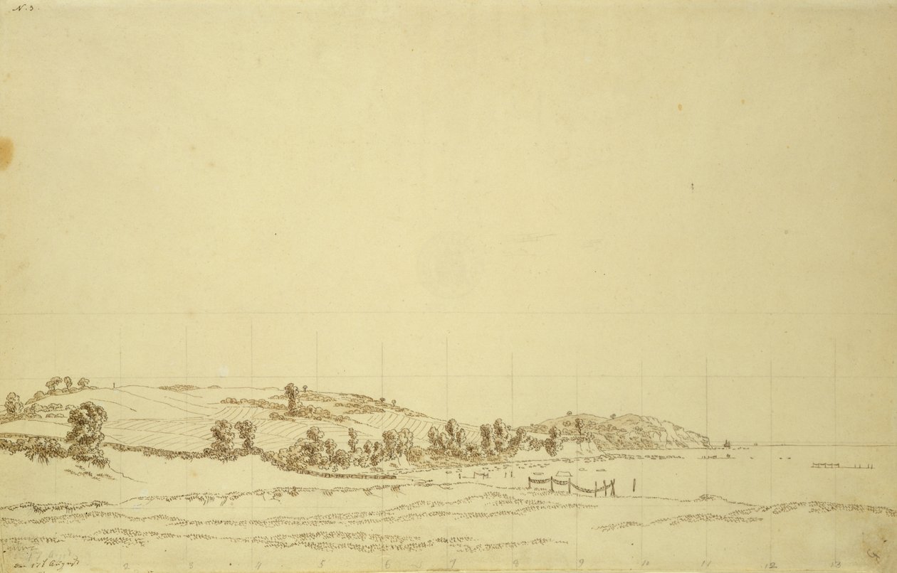 Südküste von Rügen von Caspar David Friedrich