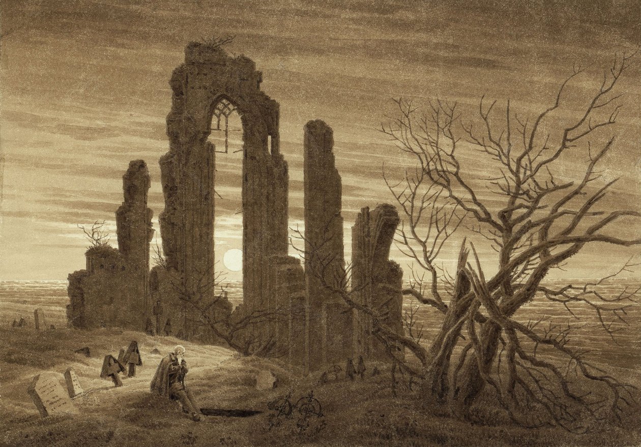 Winter - Nacht - Alter und Tod aus dem Zyklus der Tageszeiten und Lebensalter, 1803 von Caspar David Friedrich