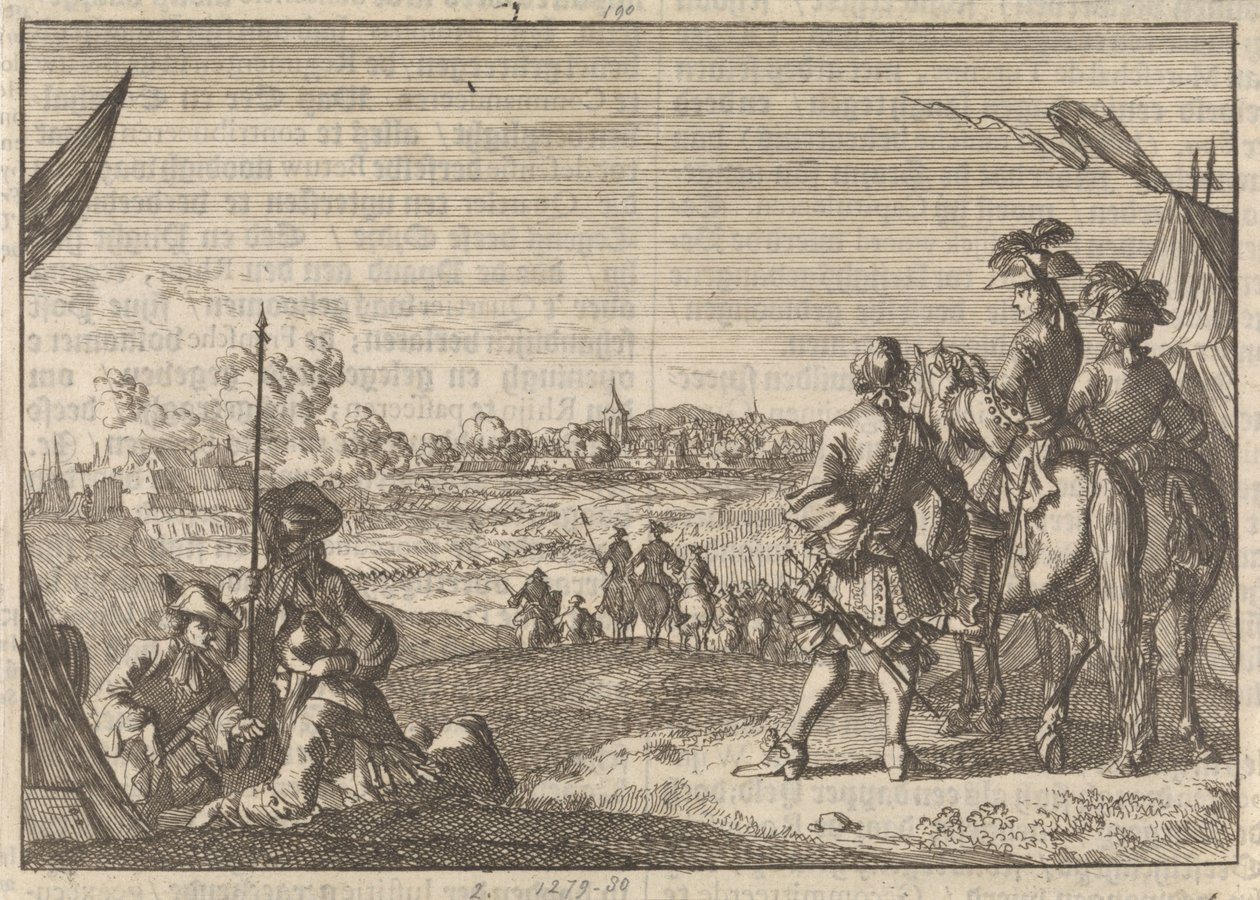 Einnahme von Nijmegen durch die Franzosen, 1672 von Caspar Luyken