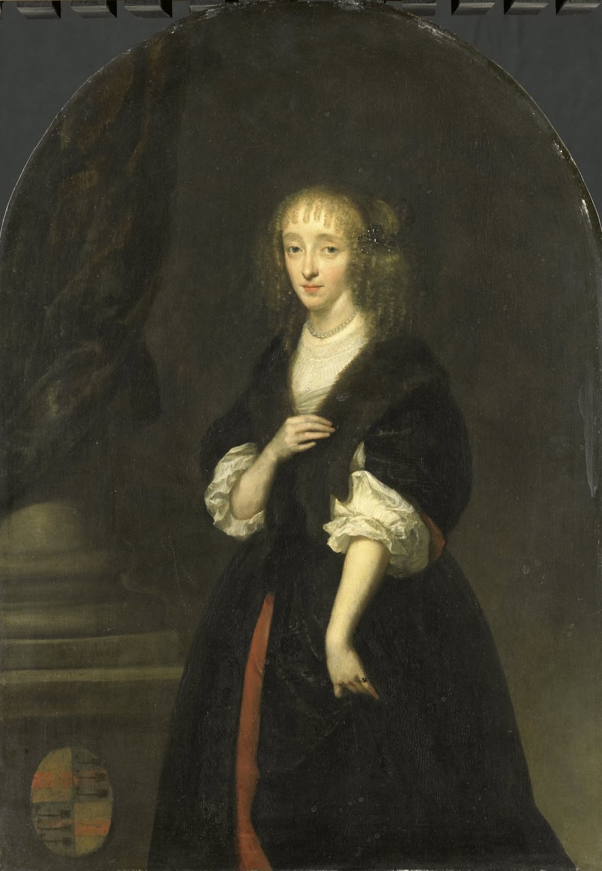 Porträt von Jacoba Bicker (1640-95), Ehefrau von Pieter de Graeff von Caspar Netscher