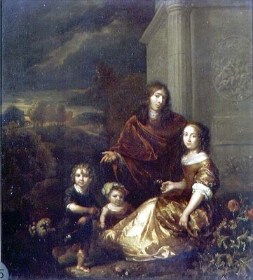 Die Familie des Künstlers von Caspar Netscher