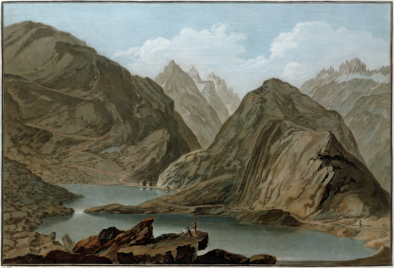 Das Hospiz am Grimsel von Caspar Wolf