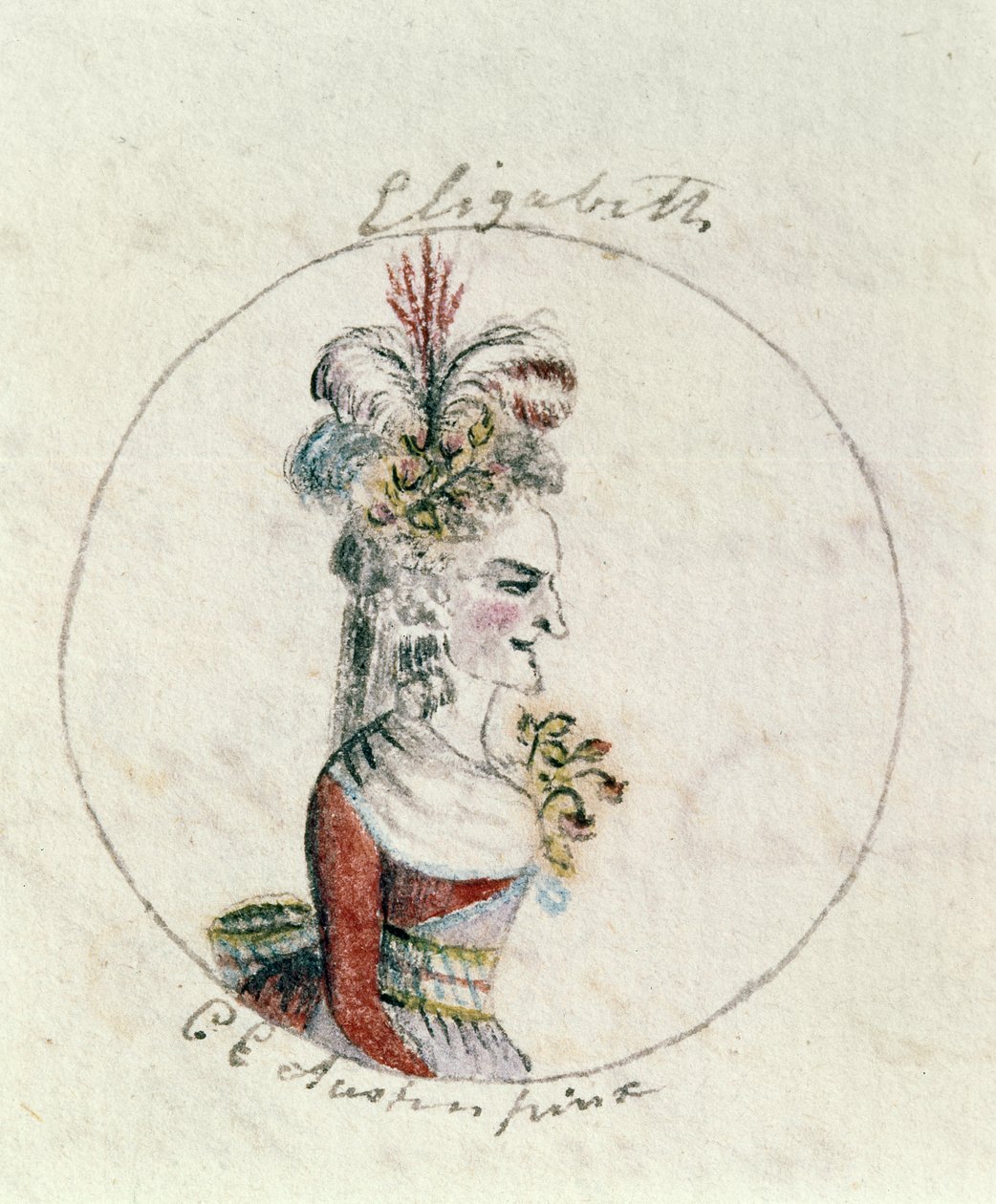 Königin Elizabeth I., ca. 1790 von Cassandra Austen