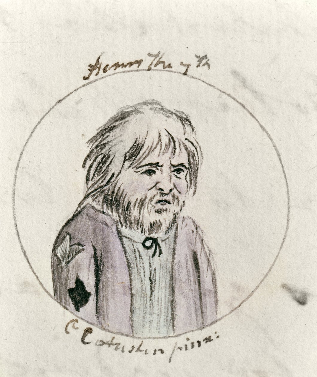 Heinrich VII., um 1790 von Cassandra Austen