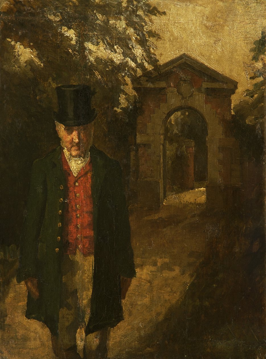 Paul, der Pförtner von Tabley Hall (James Hall, Pförtner von Tabley für 40 Jahre) von Catherine Barbara Southeby