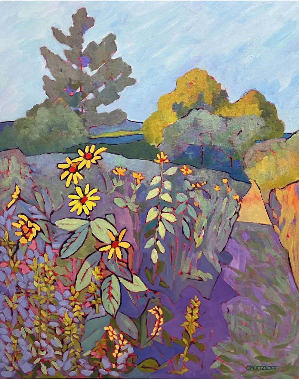 Von der Natur umarmt, 2023 von Catherine J Martzloff