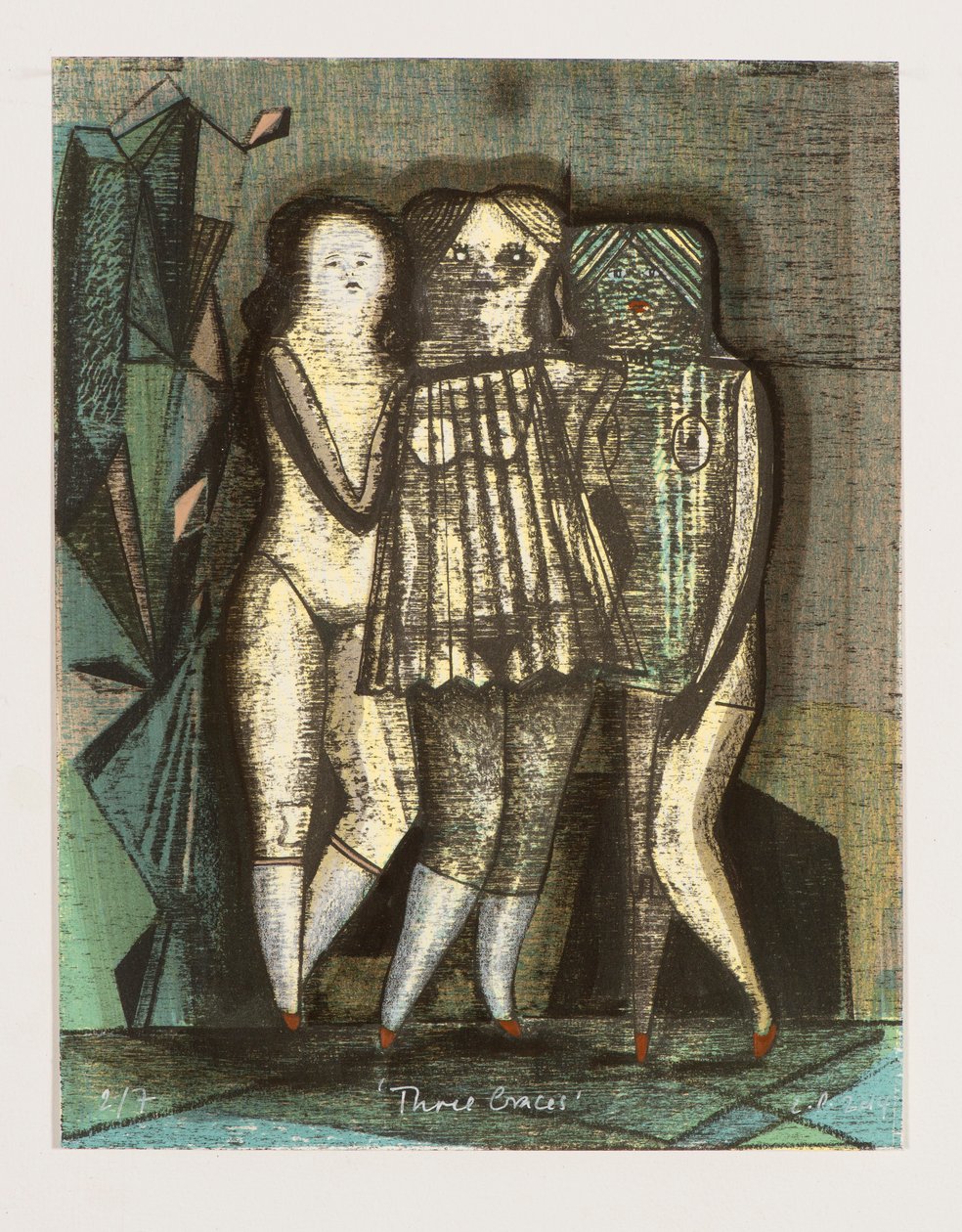 Drei Grazien, 2014 von Cathie Pilkington