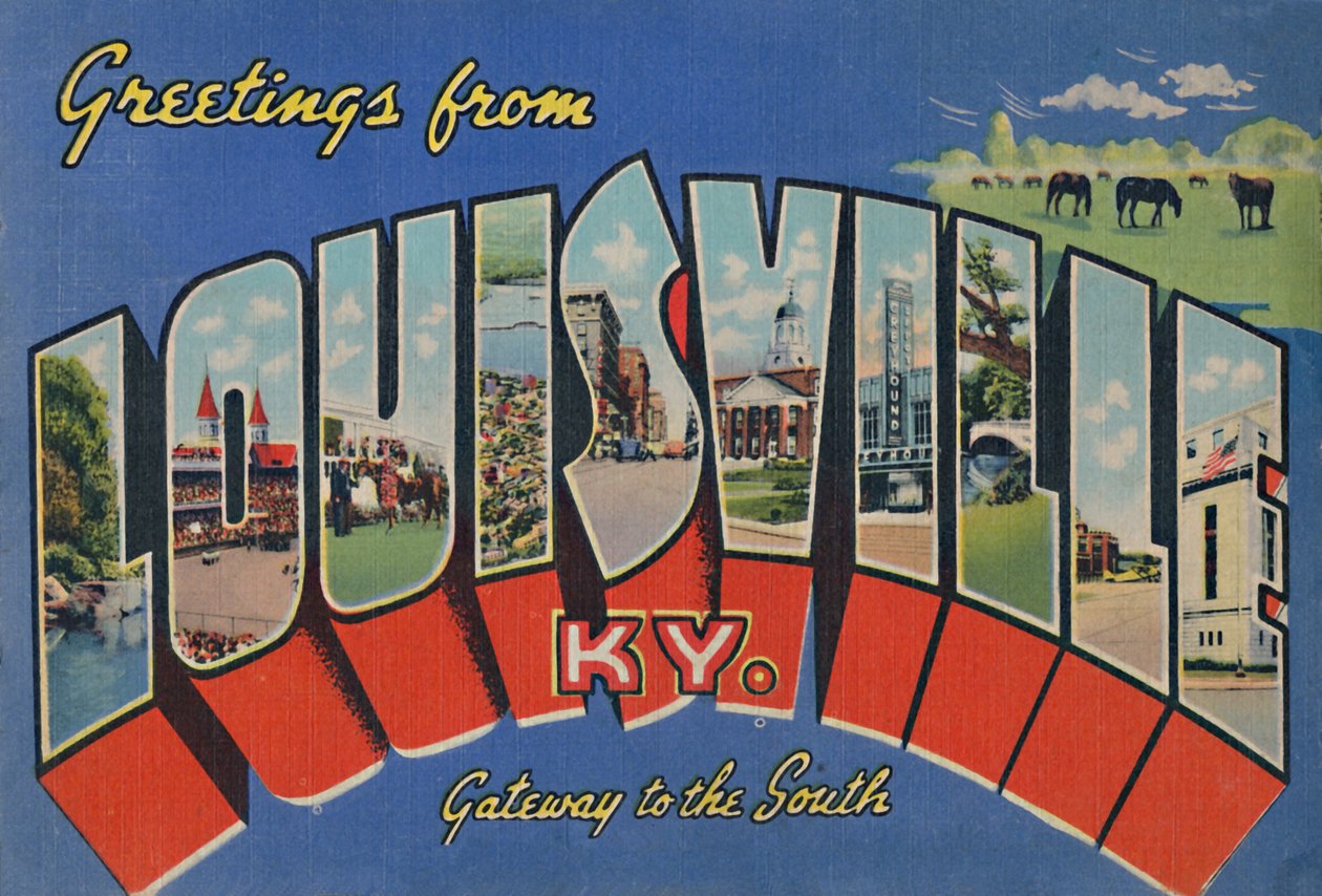 Grüße aus Louisville Ky. - Tor zum Süden, 1942 von Caufield and Shook