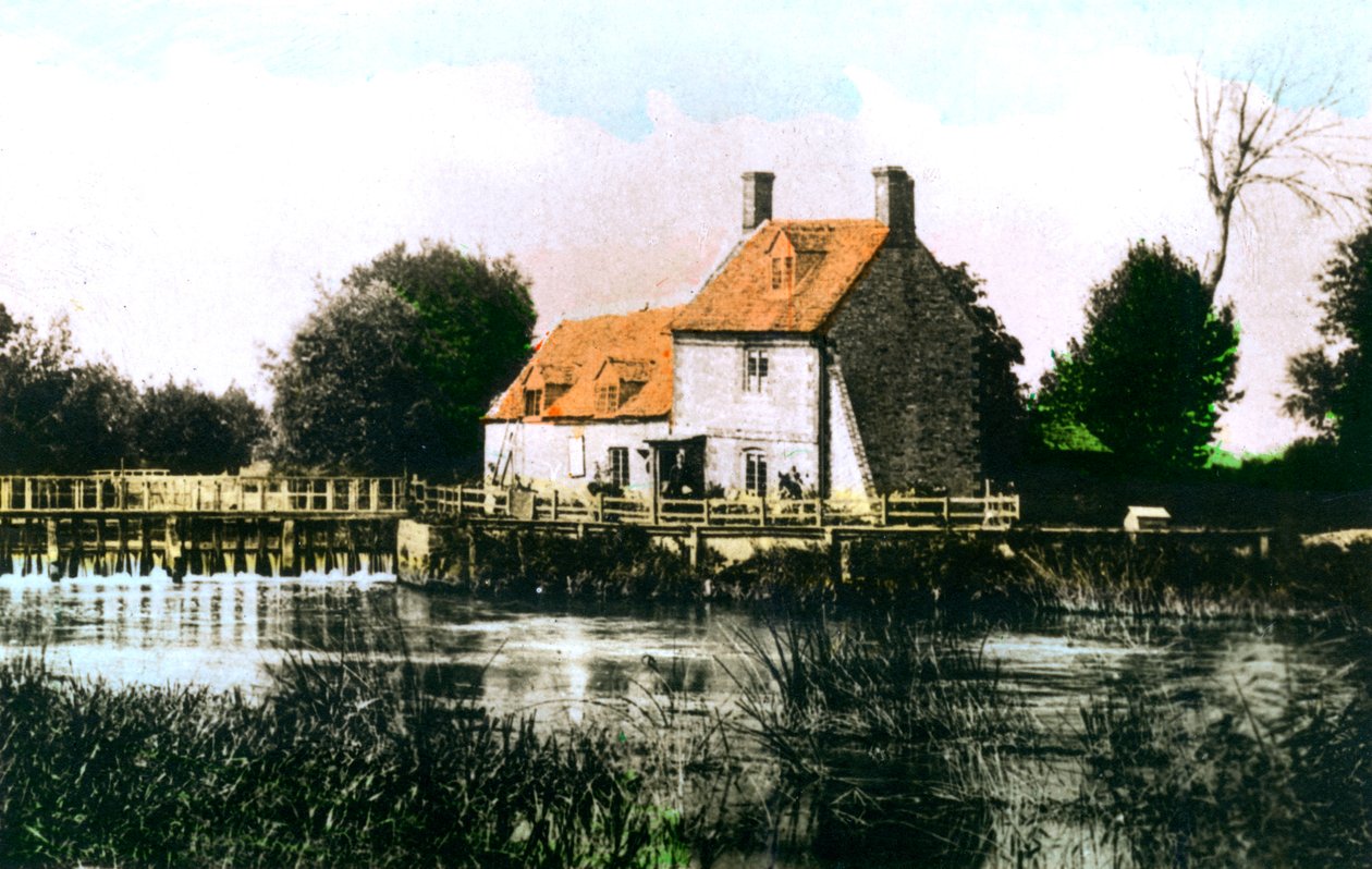 Rushey Weir, Themse, 1926 von Cavenders Ltd