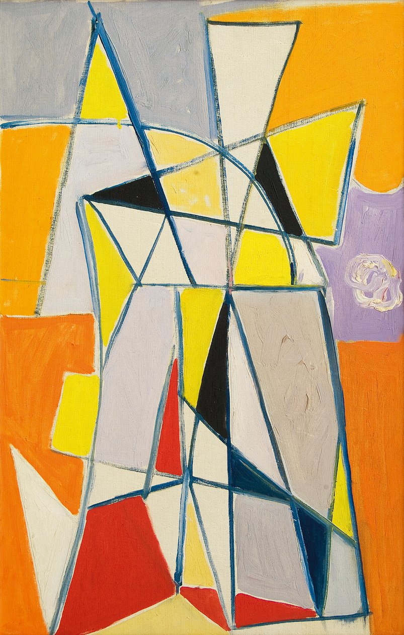 Abstrakte Komposition, ca. 1949 von Caziel Caziel