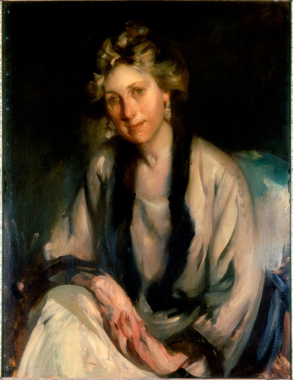 Porträt einer Dame von Cecil William Rae