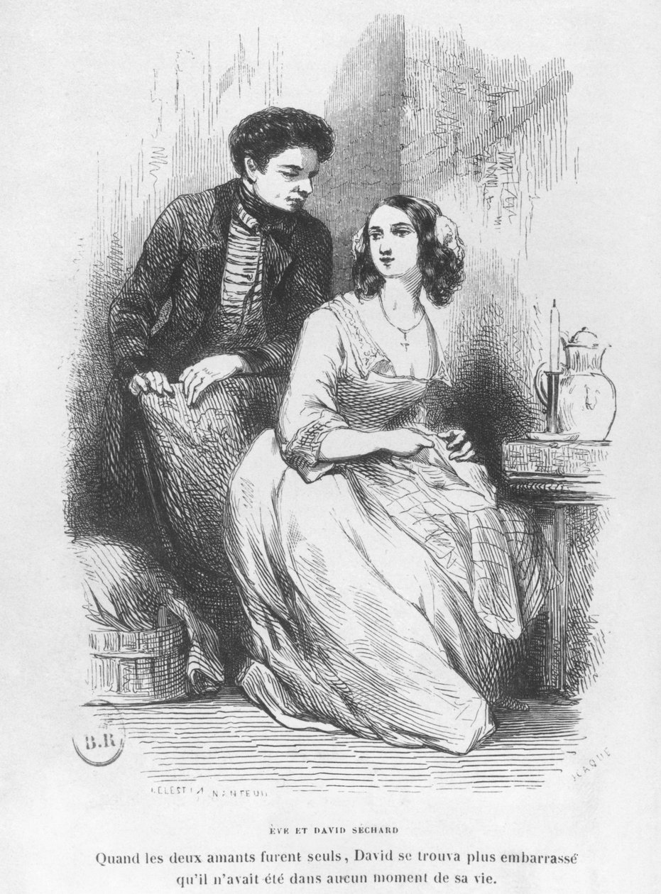 Eve und David Sechard, Illustration aus 