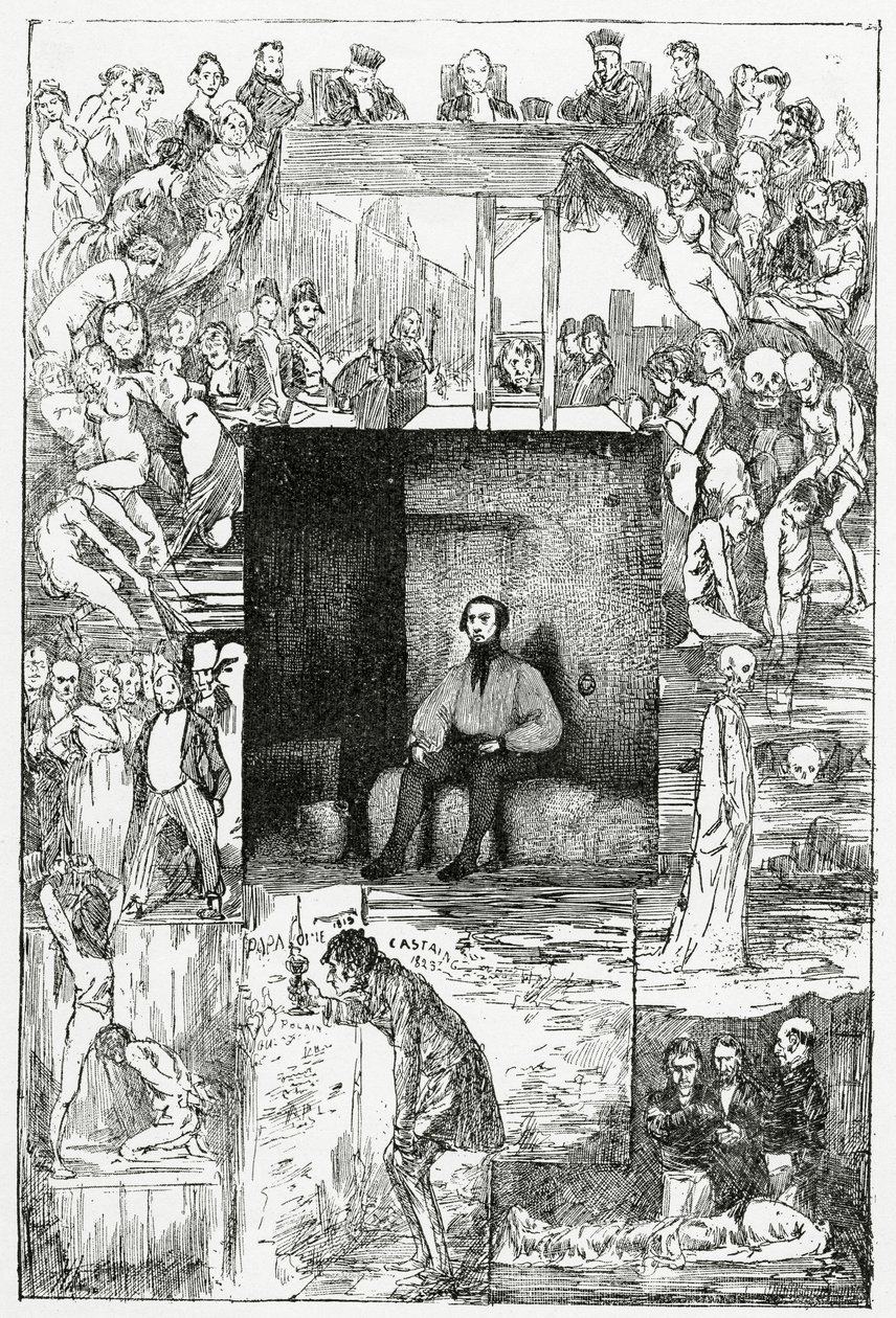 Der letzte Tag des Sträflings, 19. Jahrhundert von Celestin Francois Nanteuil