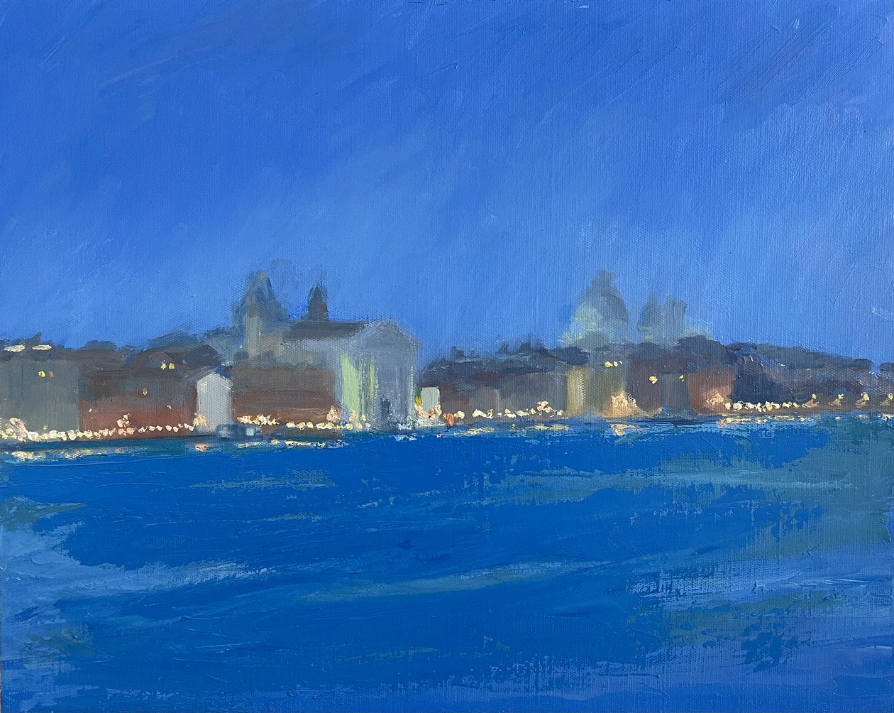 Nachtleben auf der Zattere von Celia Montague