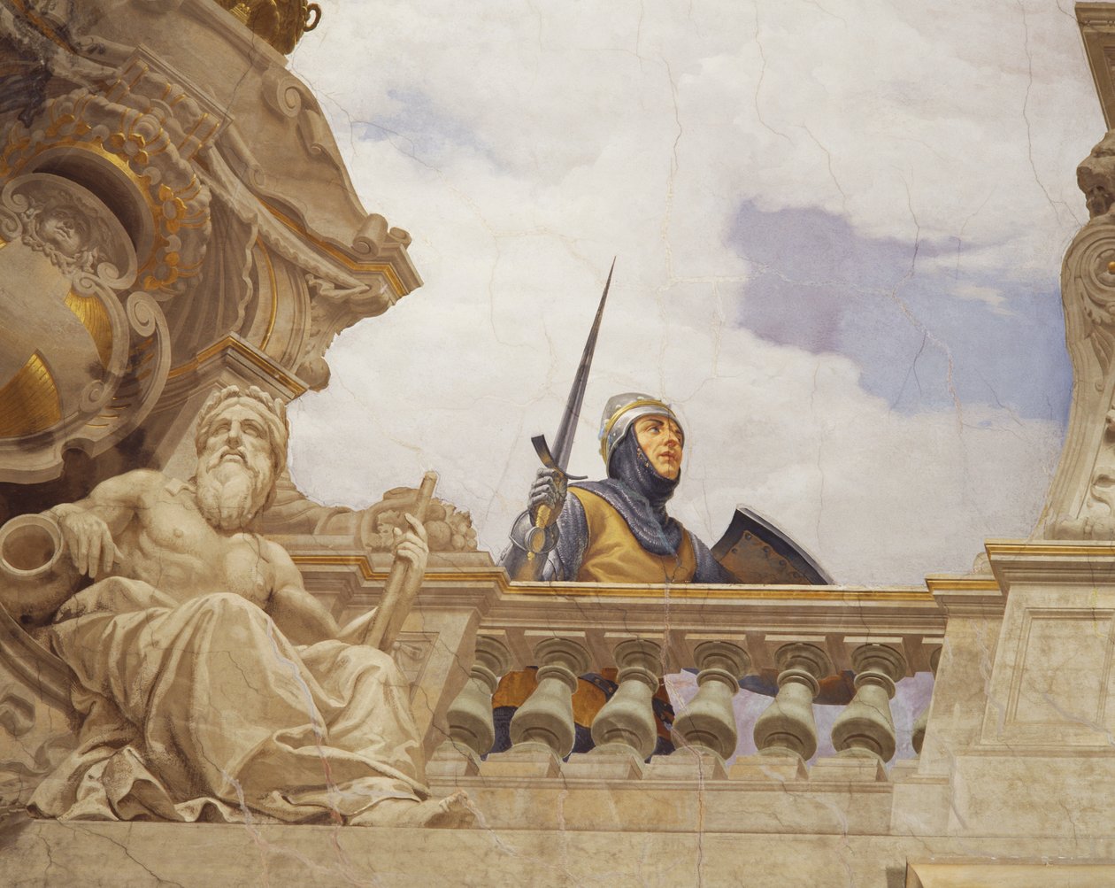 Detail aus Allegorie Italiens (Detail) von Cesare Mariani