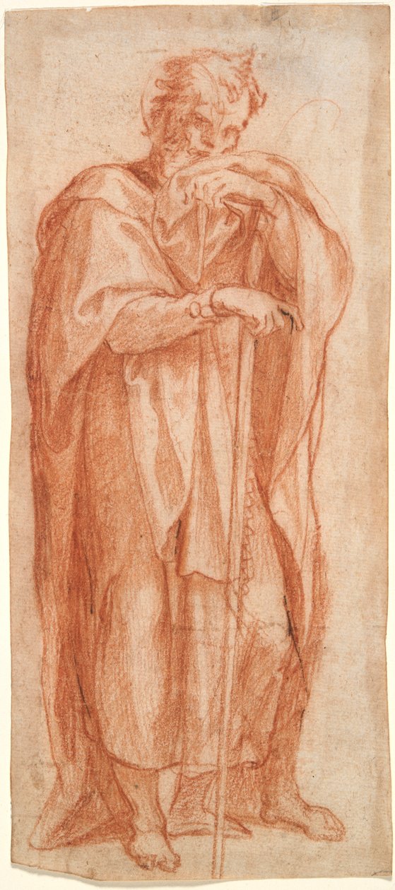 Eleazar, Studie für ein Fresko in der Sixtinischen Kapelle, Santa Maria Maggiore, Rom von Cesare Nebbia