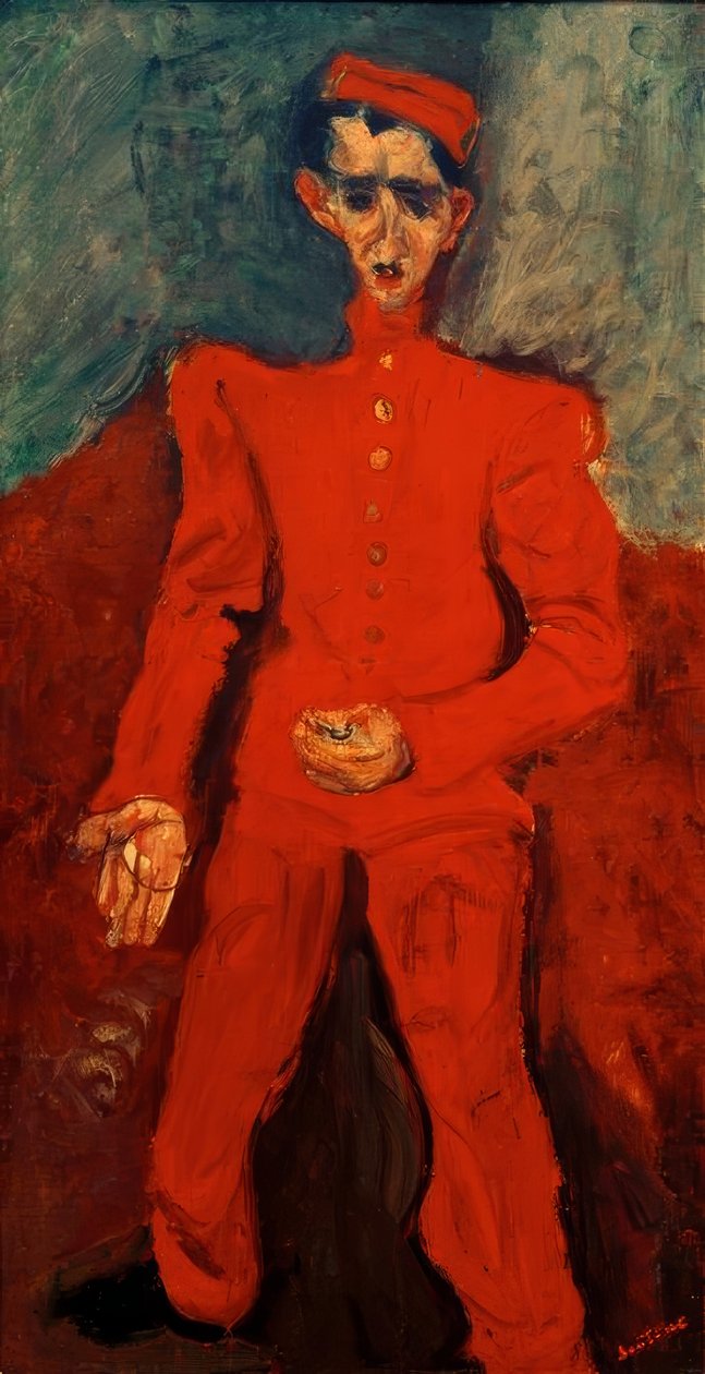 Page im Maxim’s von Chaim Soutine