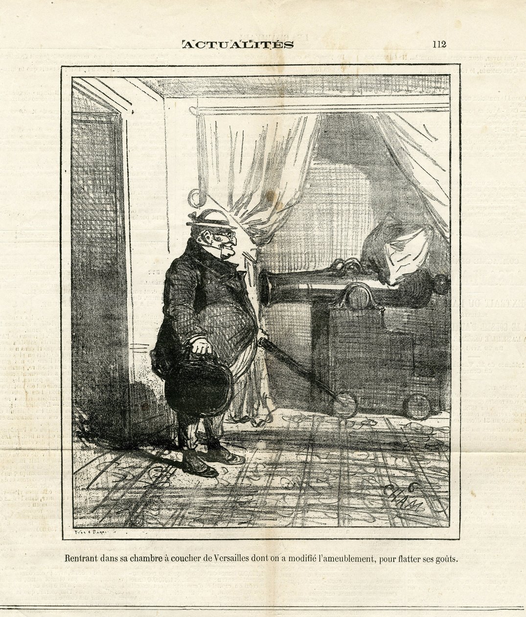 Illustration von Cham (1819-1879) in Le Charivari von Amédée de Noé