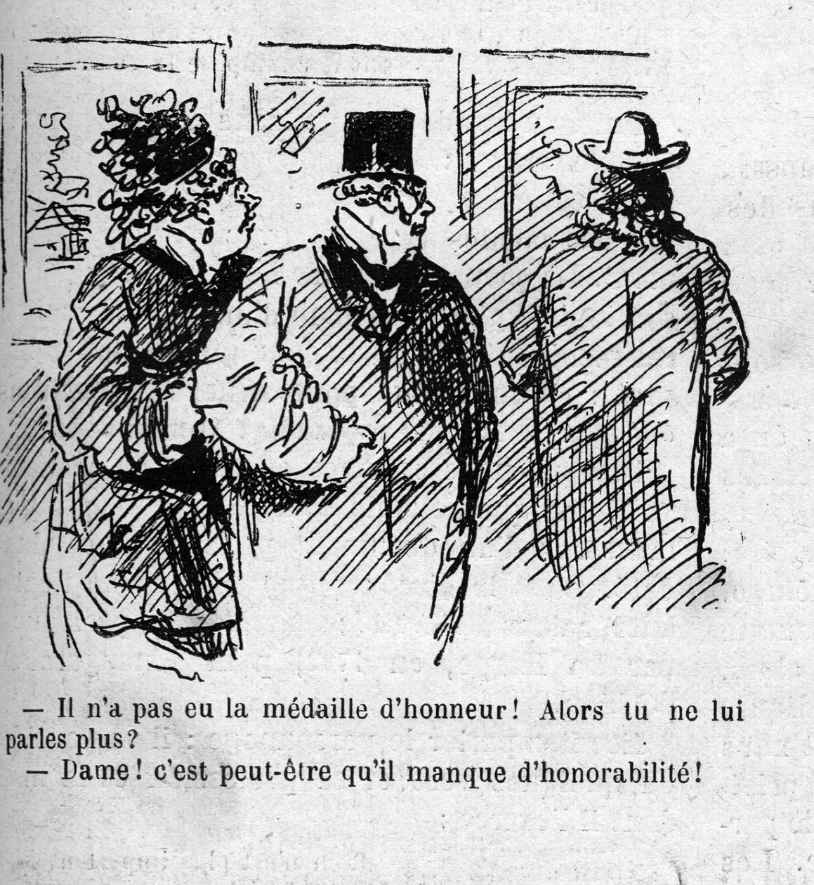 Karikatur zur Anerkennung der Maler des Salons von 1879 von Amédée de Noé