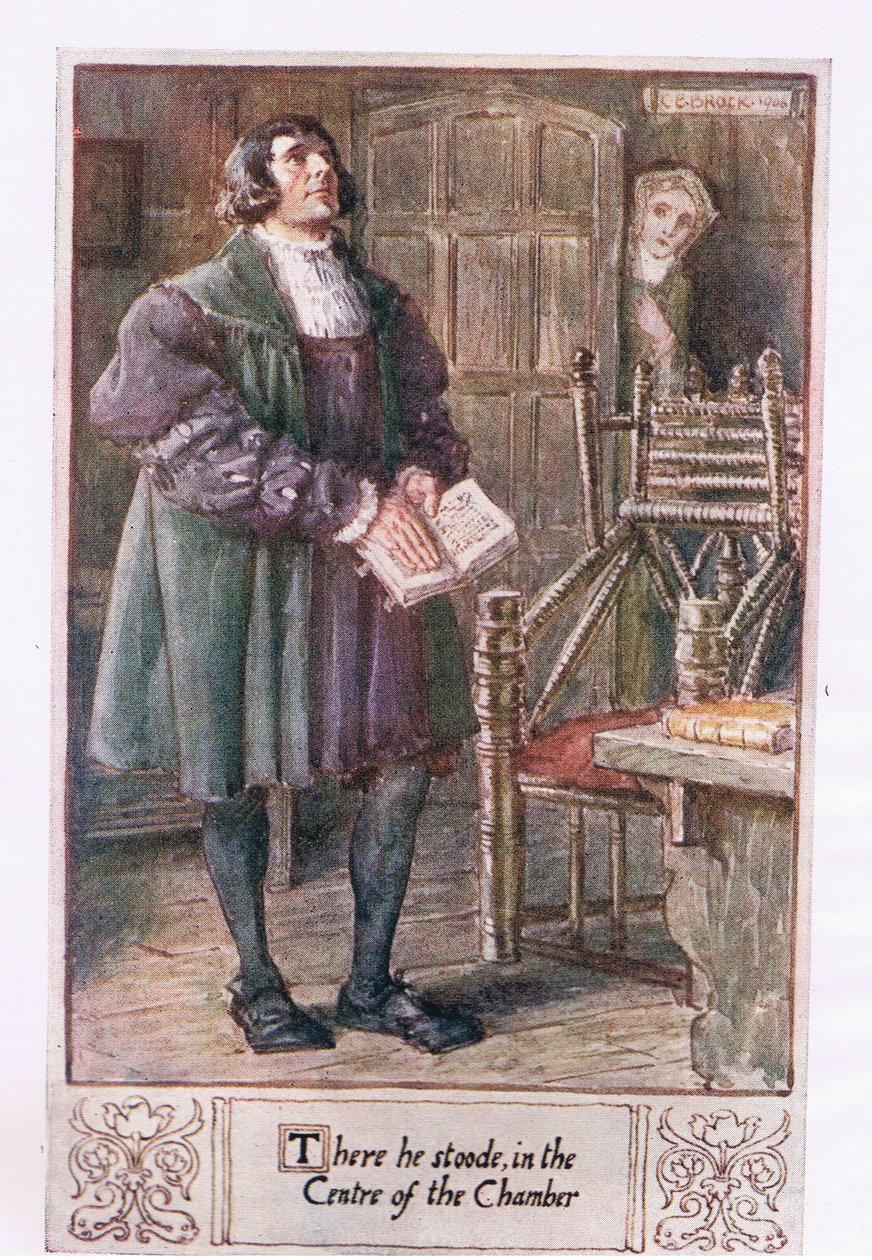 Da stand er, in der Mitte der Kammer von Charles Edmund Brock