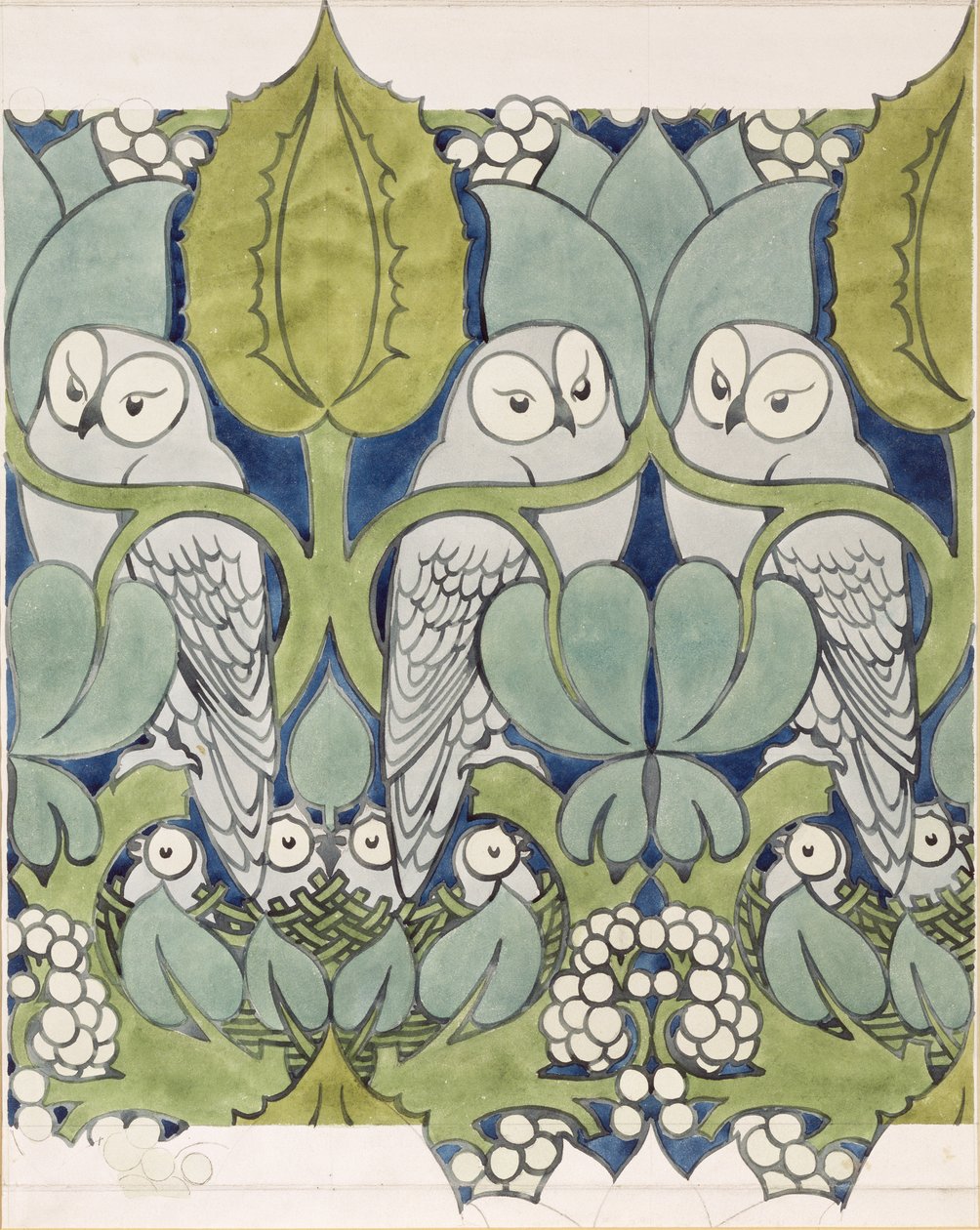 Eulen, 1913 von Charles Francis Annesley Voysey
