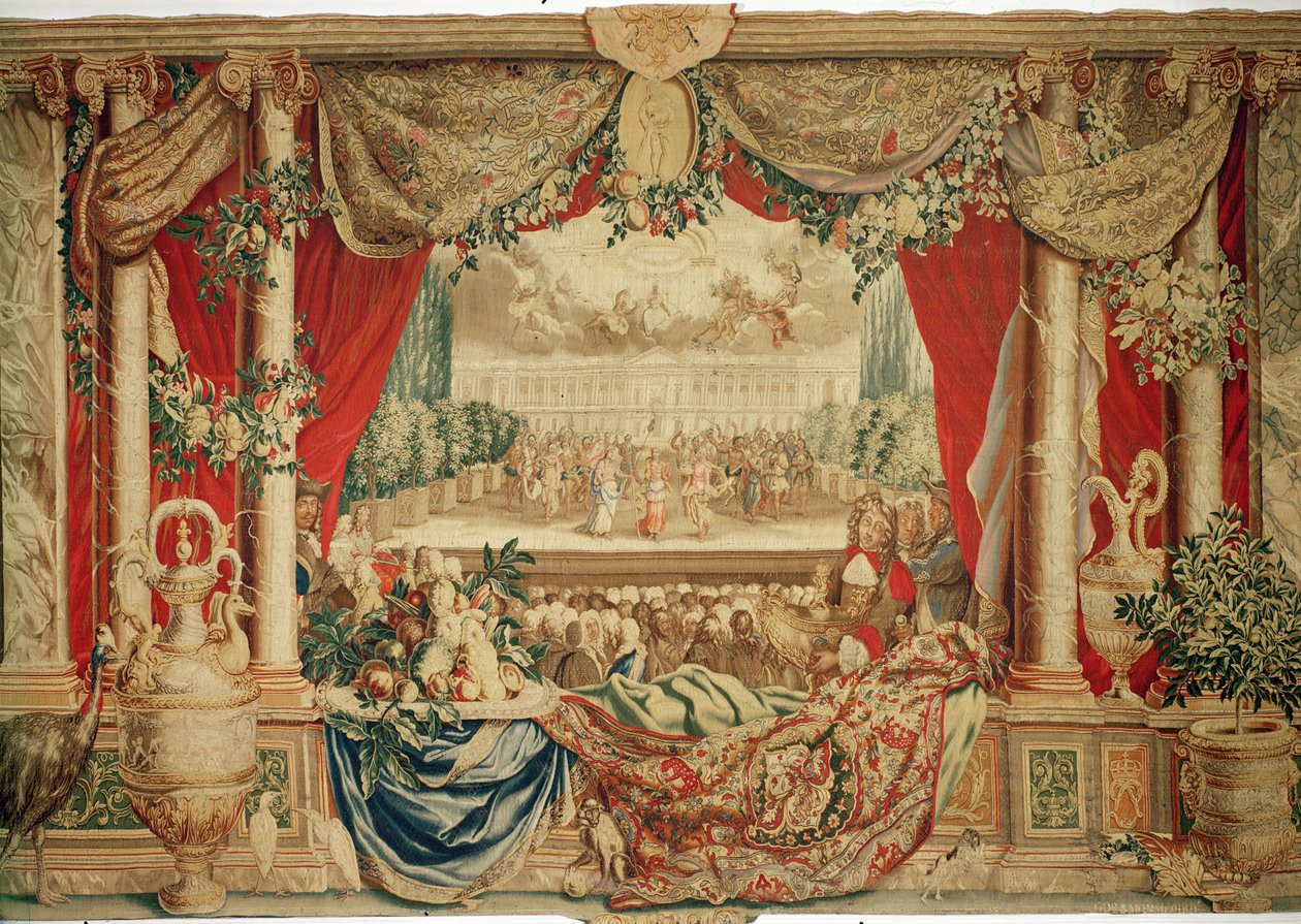 Der Monat Januar im Louvre, aus der Serie von Wandteppichen 