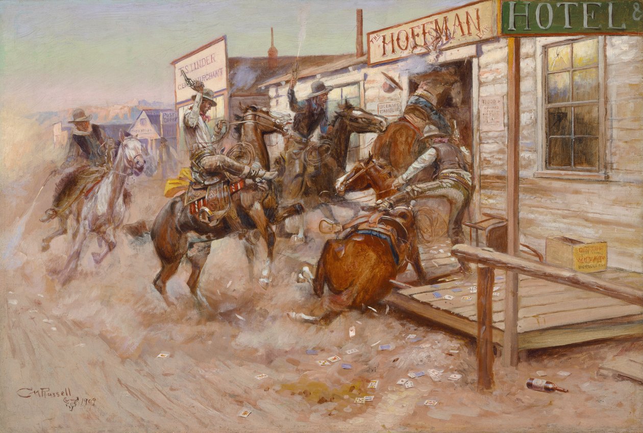 Ohne Anklopfen von Charles Marion Russell