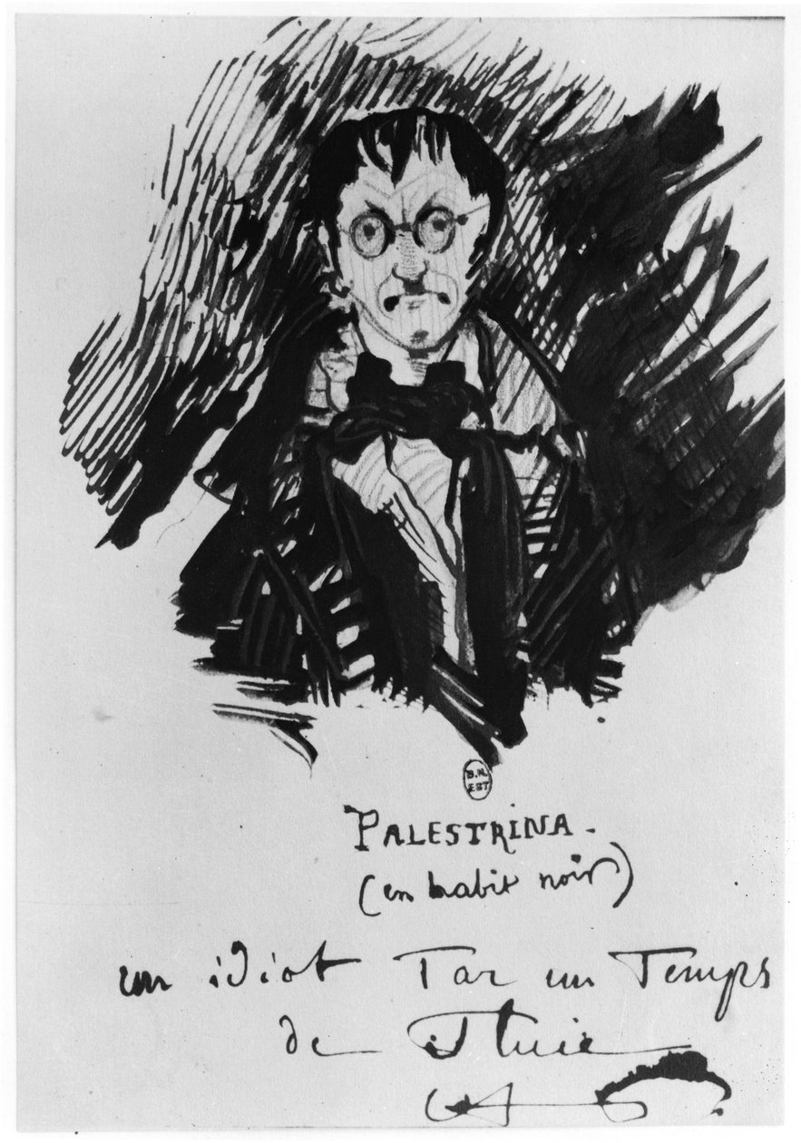 Palestrina in einem schwarzen Anzug von Charles Pierre Baudelaire
