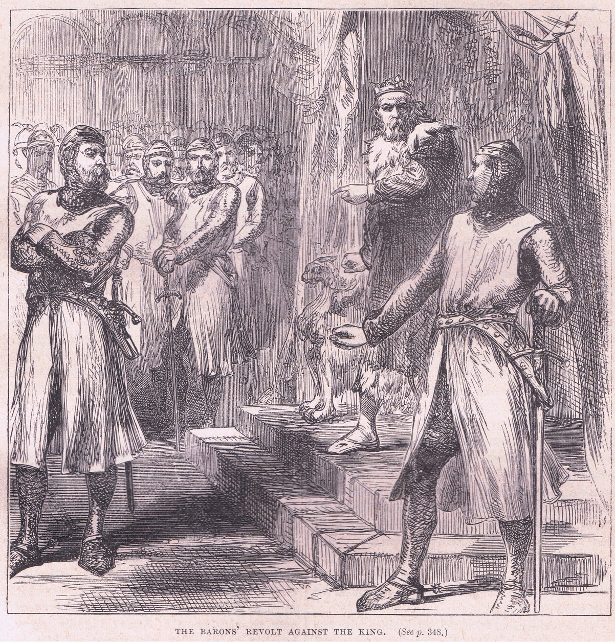Die Barone revoltieren gegen den König von Charles Ricketts