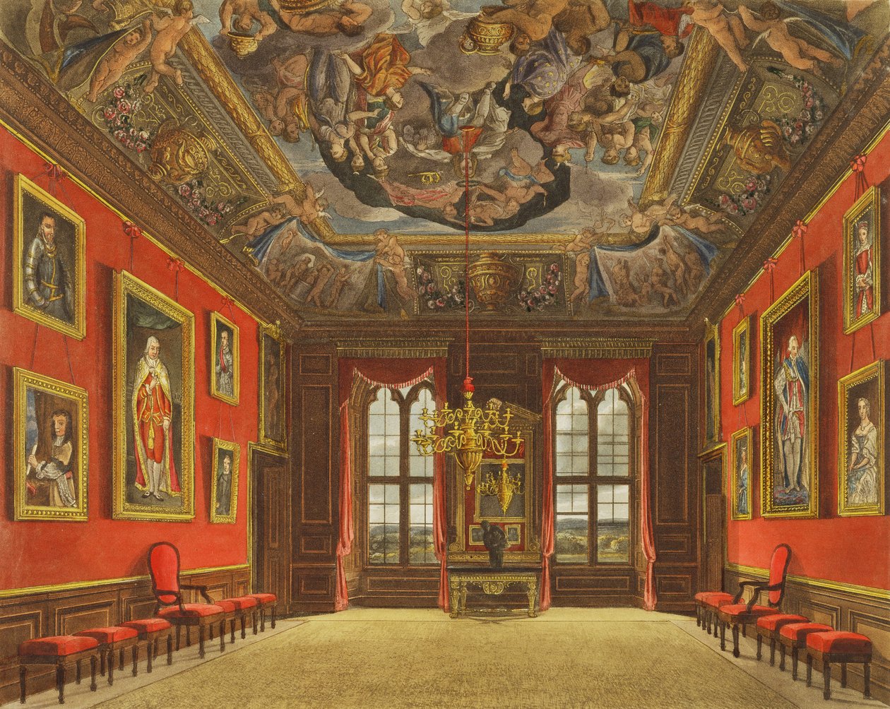 Das Alte Staatsbettzimmer des Königs, Windsor Castle, aus 