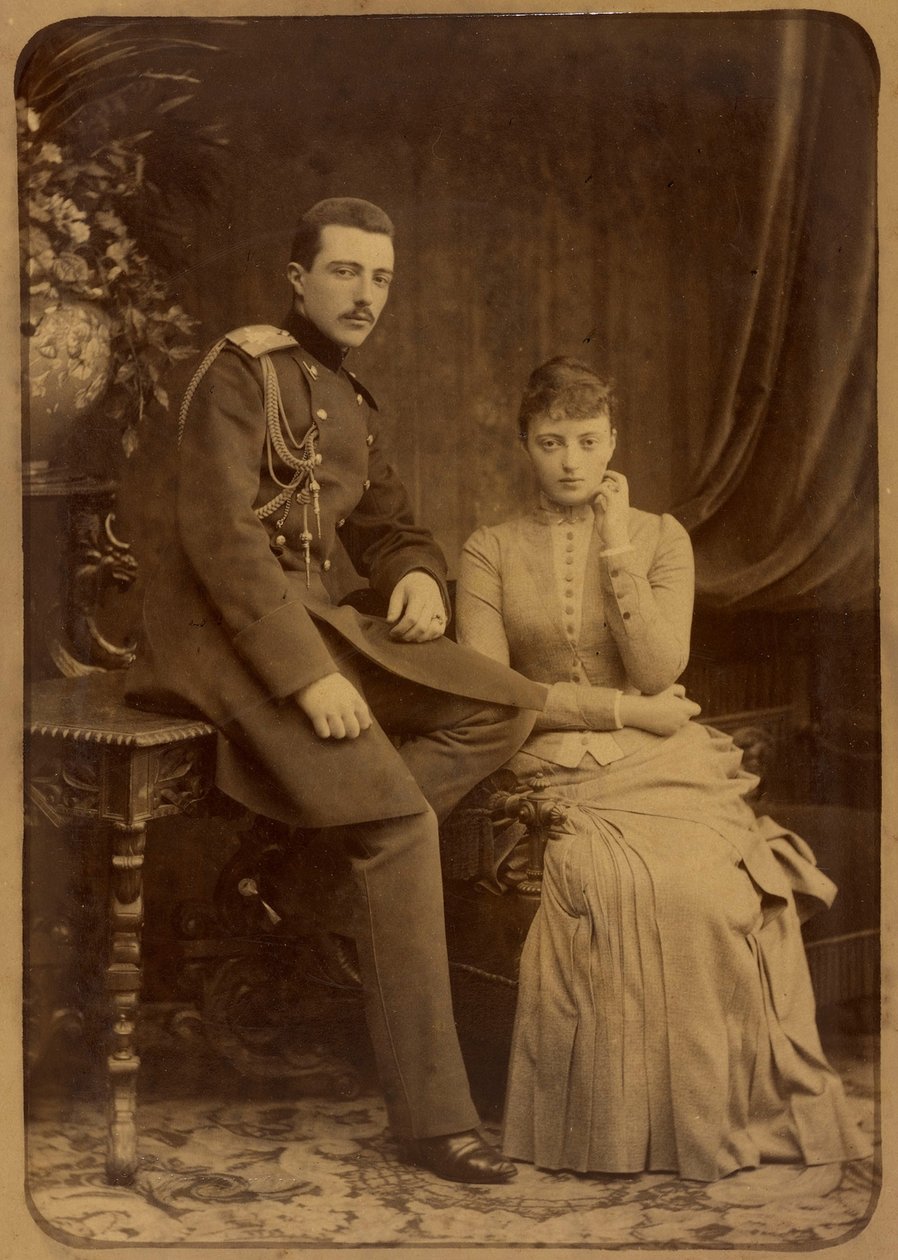 Großfürst Michael Michailowitsch von Russland und Großfürstin Anastasia Michailowna von Russland von Charles Bergamasco