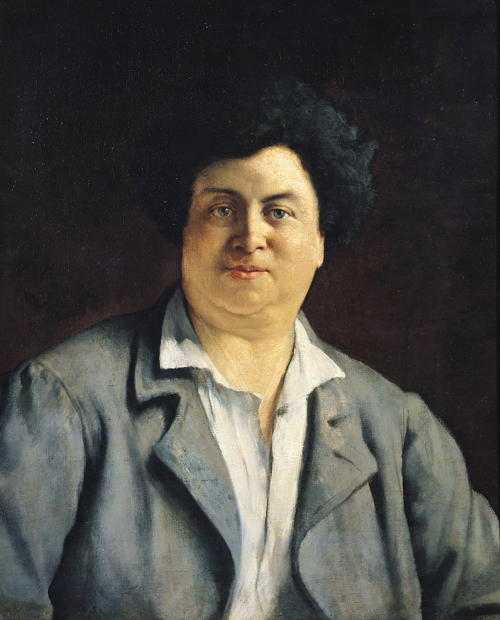 Porträt von Alexandre Dumas père (1802-70), 1878 von Charles Alphonse Paul Bellay