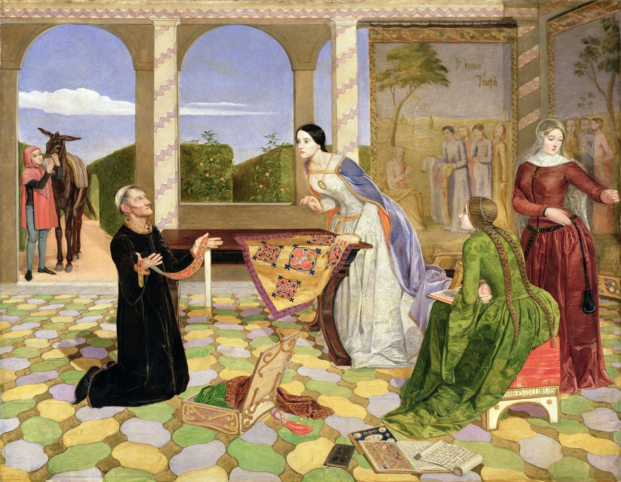 Berengarias Sorge um die Sicherheit ihres Mannes, Richard Löwenherz von Charles Alston Collins