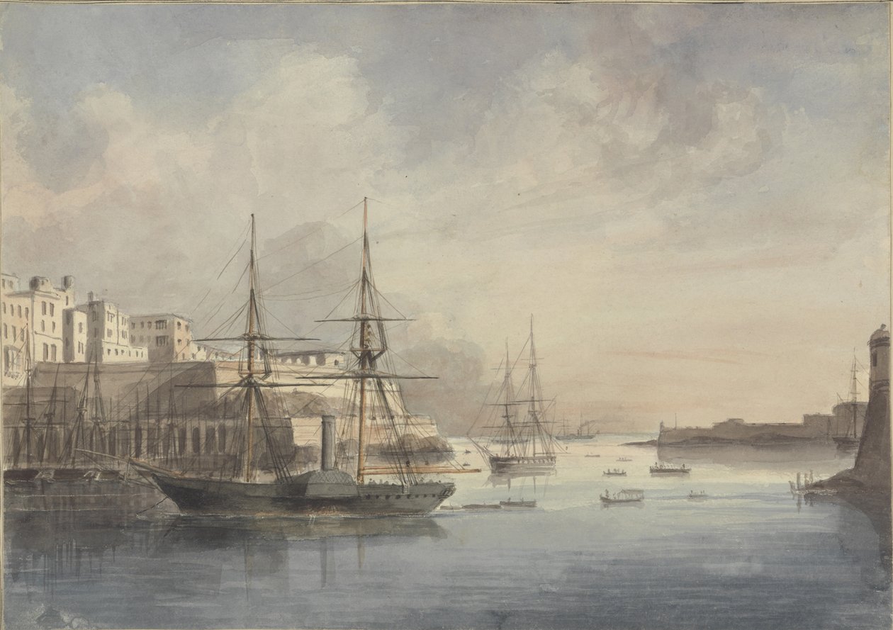 Ansicht von Malta, ca. 1849 von Charles Andrew Dyce