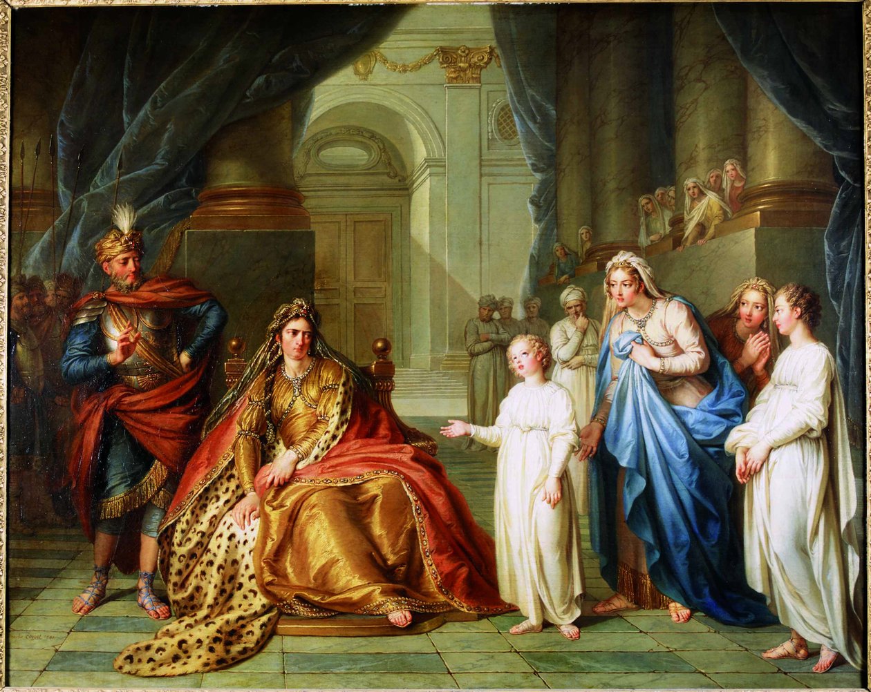 Athaliah und Joasch, 1741 von Charles Antoine Coypel