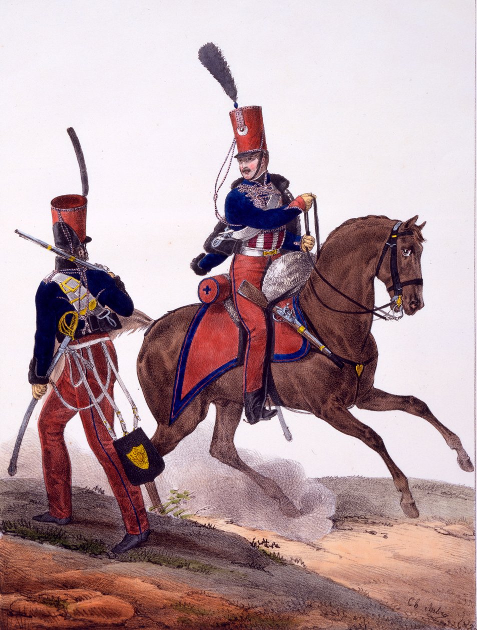 Uniformen des 5. Husarenregiments, aus 