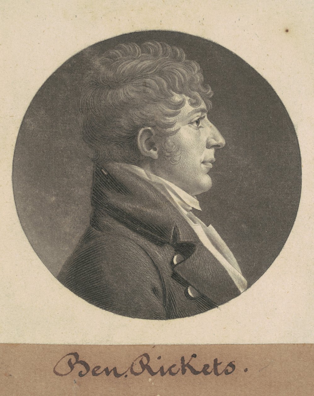 Benjamin Ricketts von Charles B. J. Févret de Saint Mémin