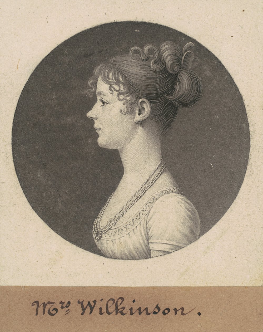 Catherine Andrews Wilkinson von Charles B. J. Févret de Saint Mémin
