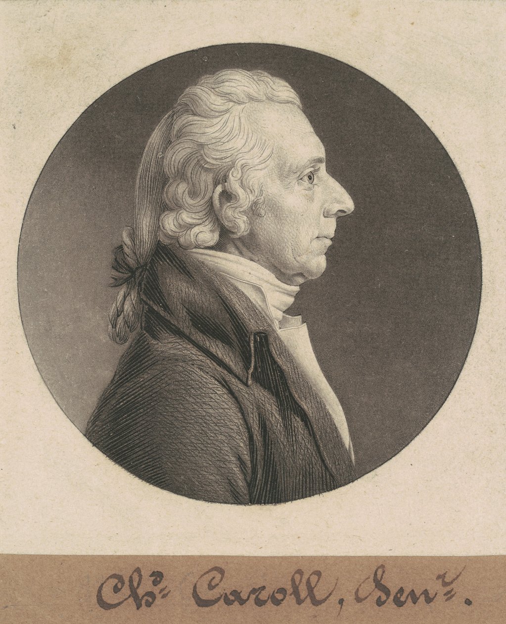 Charles Carroll von Charles B. J. Févret de Saint Mémin
