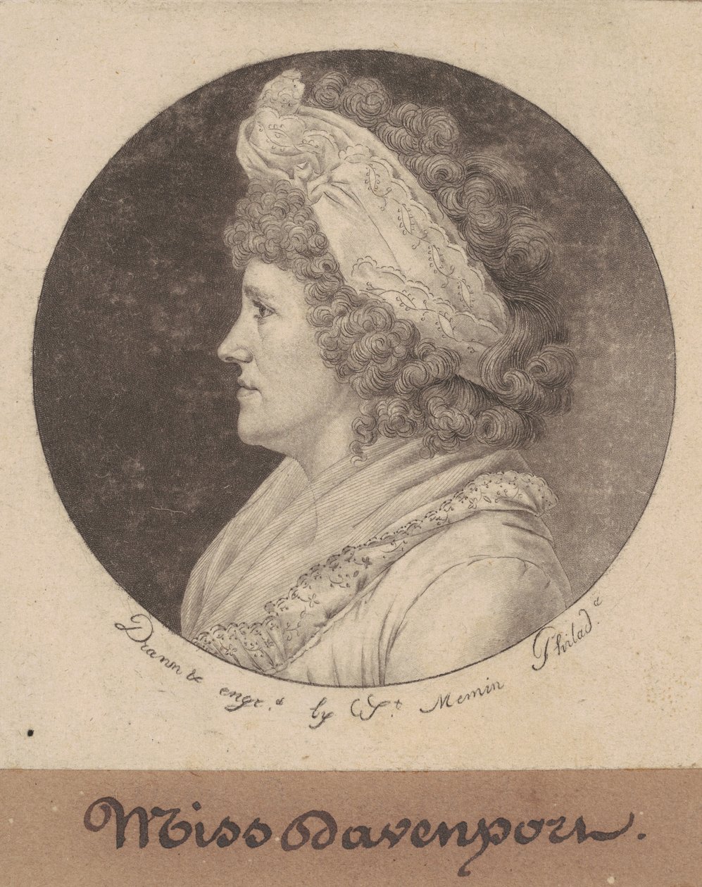 Debby Davenport von Charles B. J. Févret de Saint Mémin
