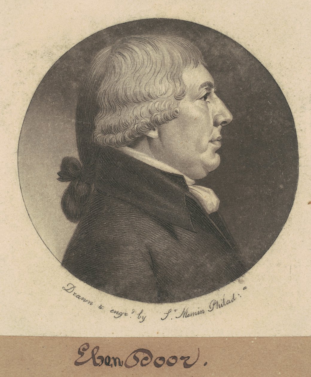 Ebenezer Dorr von Charles B. J. Févret de Saint Mémin
