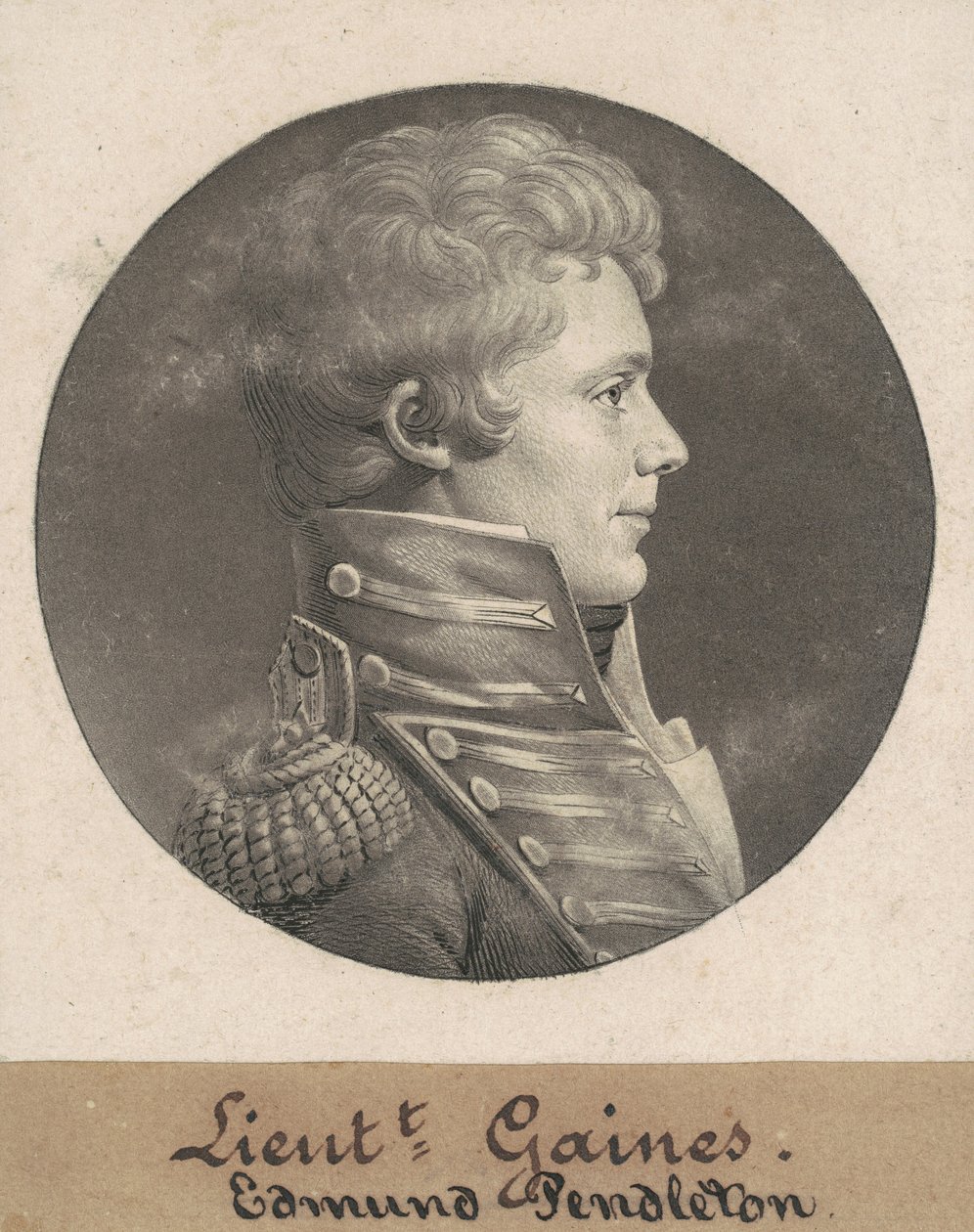 Edmund Pendleton Gaines von Charles B. J. Févret de Saint Mémin