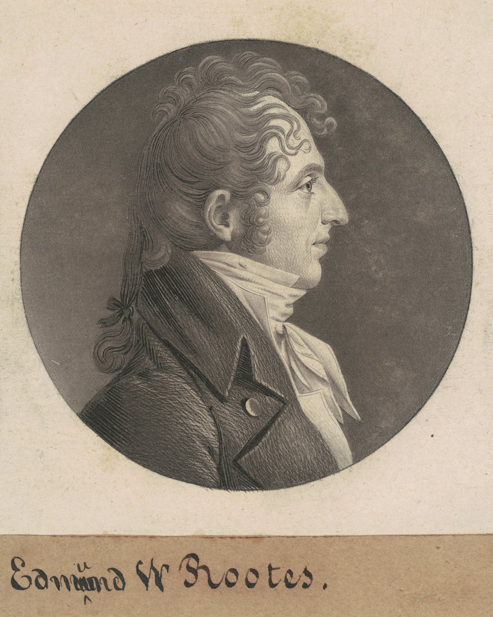 Edmund Wilcox Rootes von Charles B. J. Févret de Saint Mémin