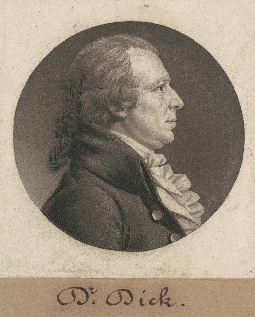 Elisha Cullen Dick von Charles B. J. Févret de Saint Mémin