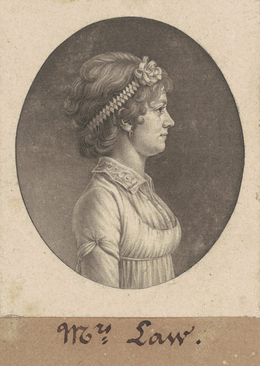 Elizabeth Parke Custis Law von Charles B. J. Févret de Saint Mémin