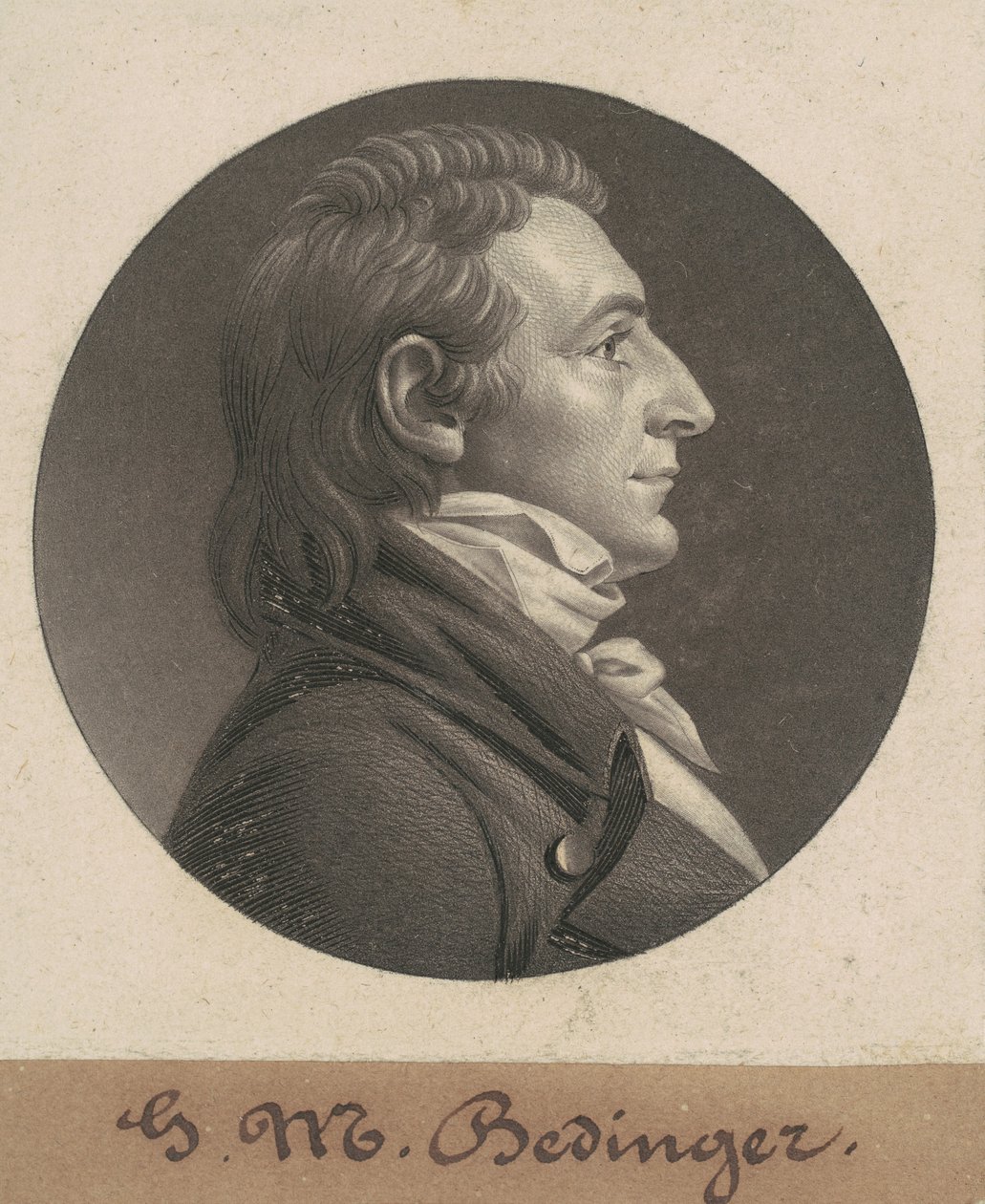 George Michael Bedinger von Charles B. J. Févret de Saint Mémin