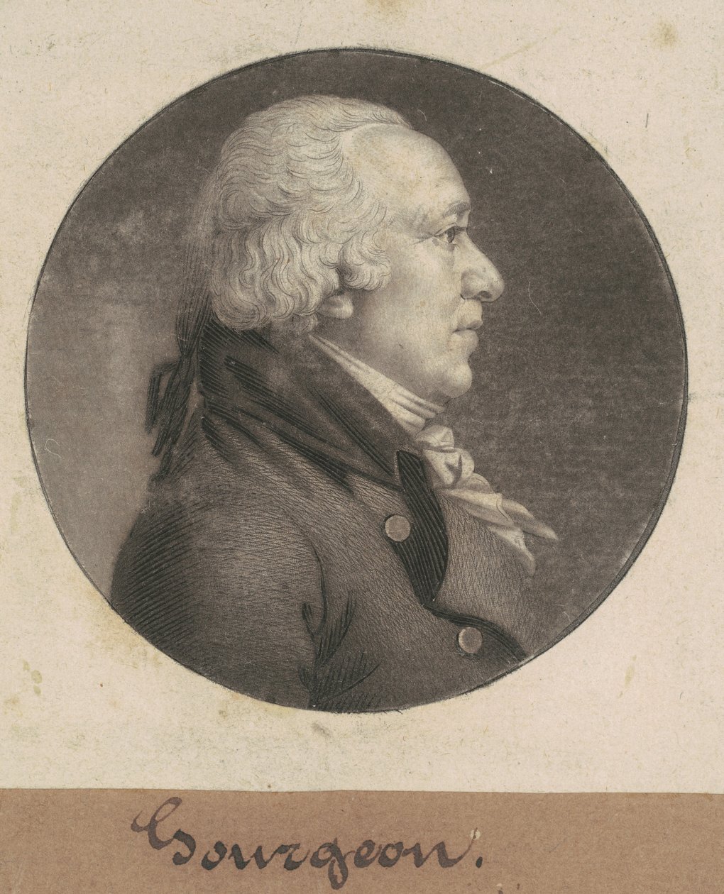 Gourgeon von Charles B. J. Févret de Saint Mémin