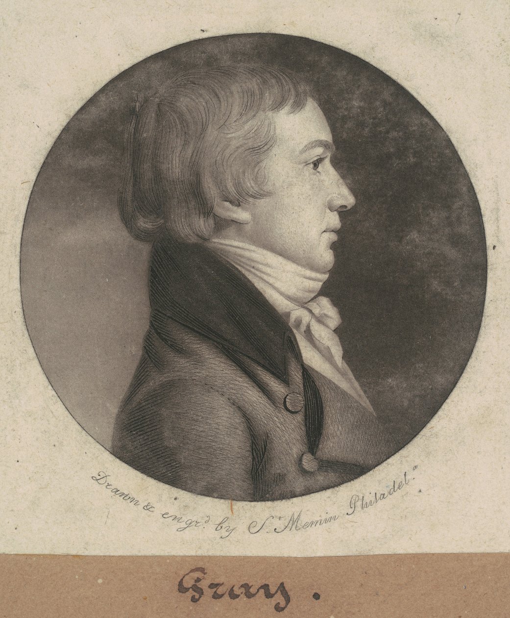 Grau von Charles B. J. Févret de Saint Mémin
