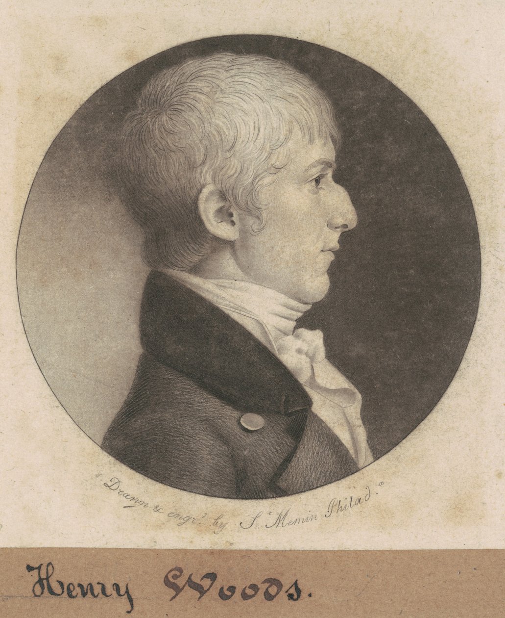 Henry Woods von Charles B. J. Févret de Saint Mémin