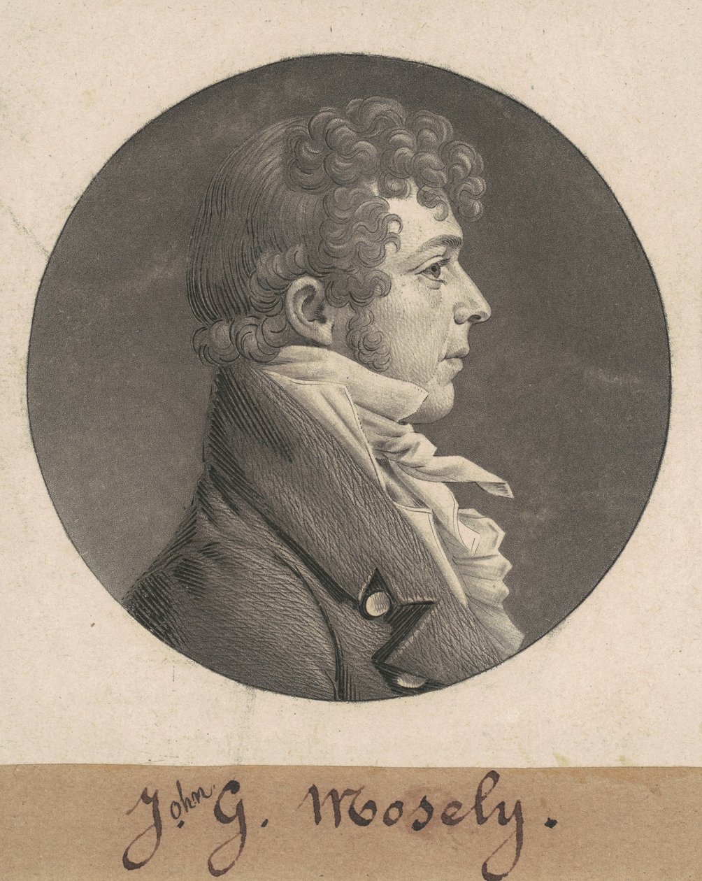 J. G. Mosely von Charles B. J. Févret de Saint Mémin
